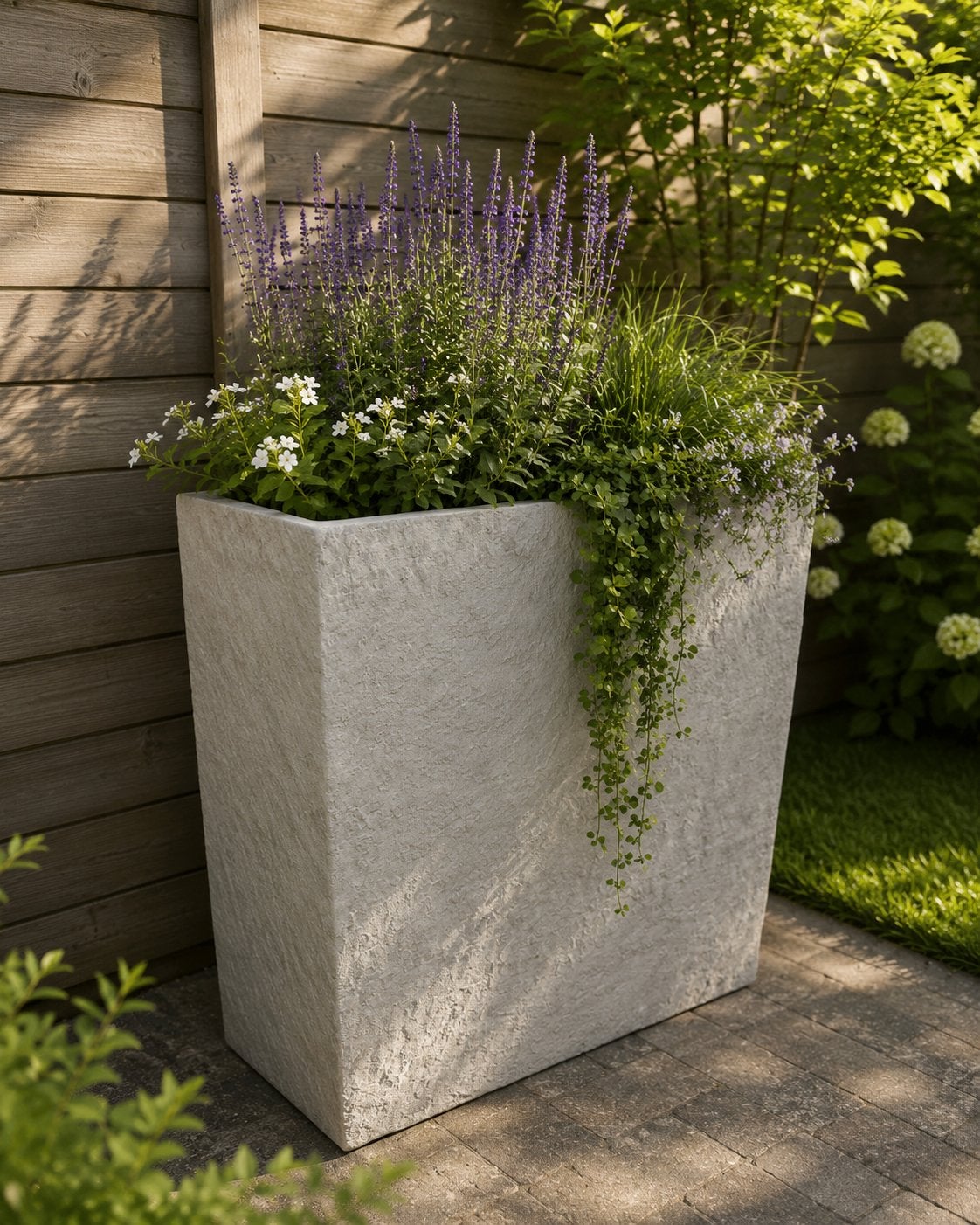 Terras afzetter - L 80 cm - creme, Ophalen, Steen, Nieuw, Balkon