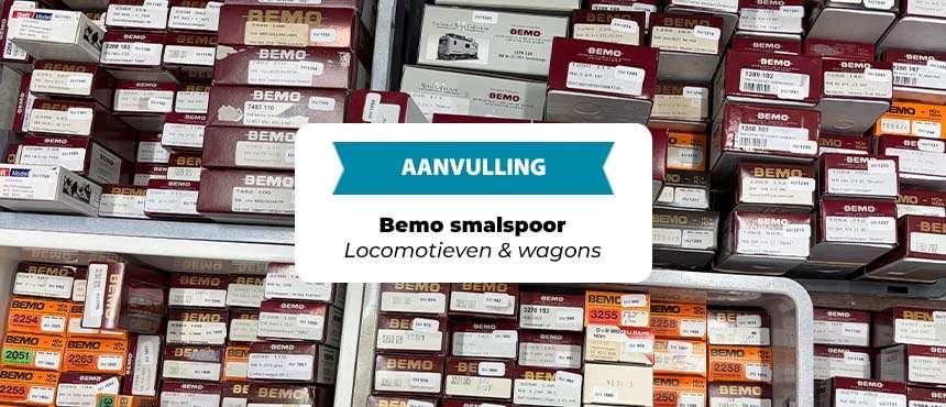 400 BEMO Items nu online! Locomotieven Wagons RhB / MGB / FO, Hobby en Vrije tijd, Modeltreinen | H0, Niet ingevuld, Zo goed als nieuw