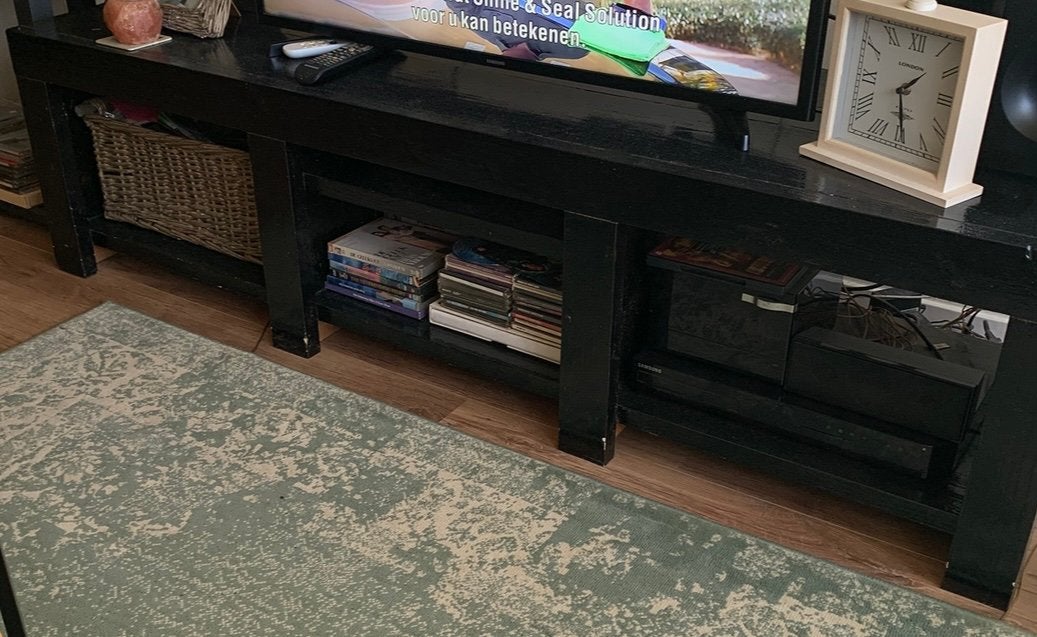 GRATIS TV kast zwart steigerhout, Ophalen, Gebruikt, 50 tot 100 cm, Minder dan 100 cm