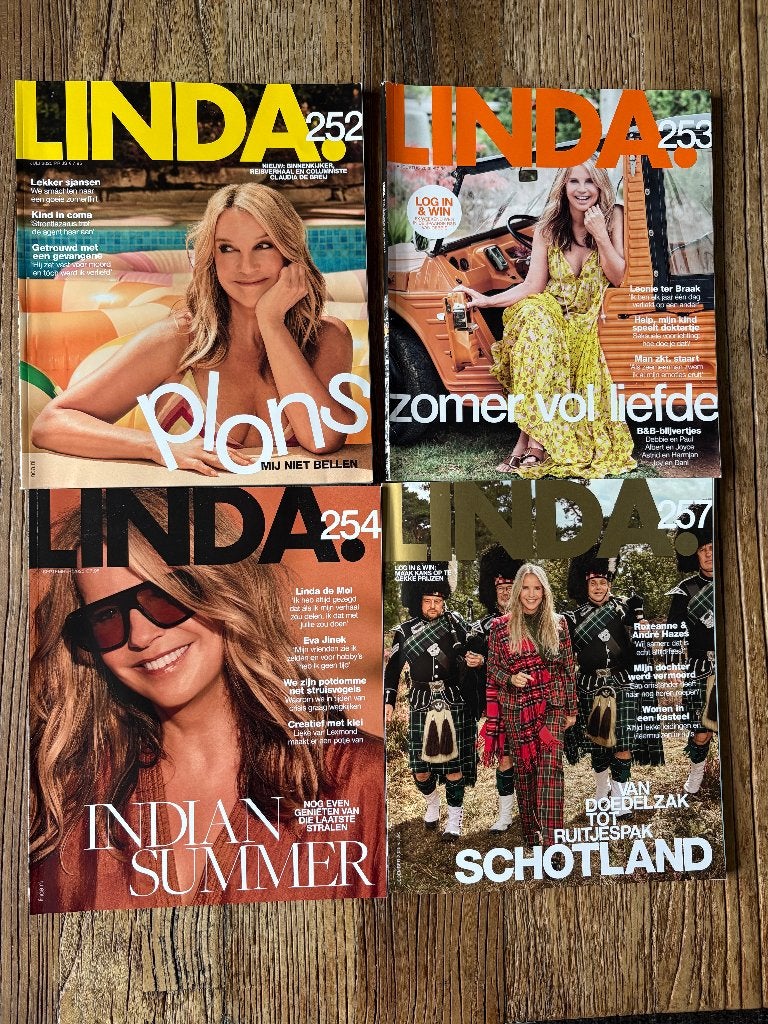 Linda 252 253 254 257, Ophalen of Verzenden, Zo goed als nieuw, Damesbladen