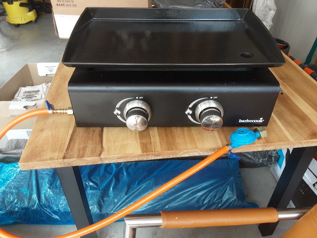 Plancha grill bbq, Ophalen, Zo goed als nieuw, Barbecook