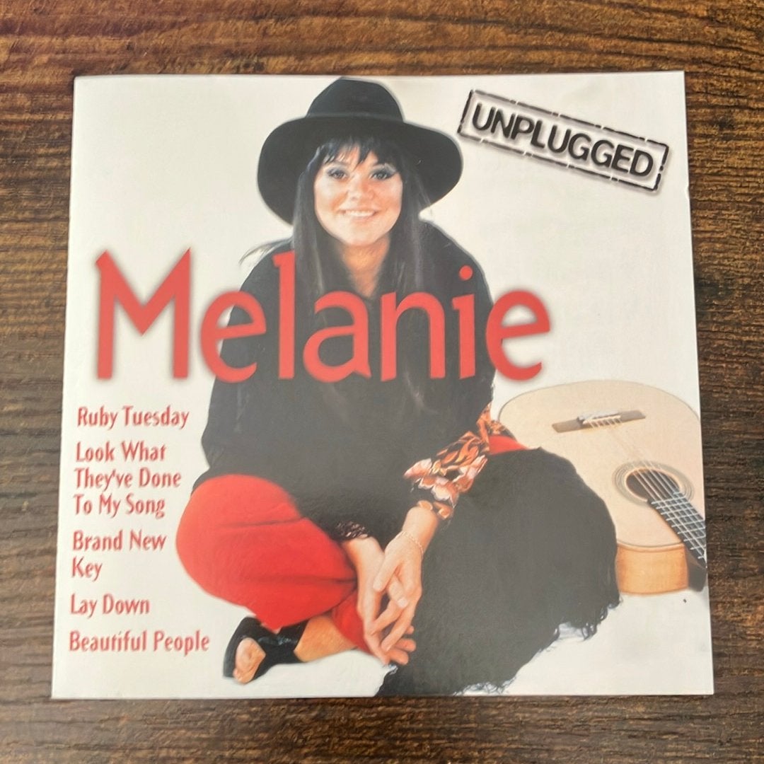 CD Melanie - Unplugged, Pop, Inclusief doosje, Ophalen of Verzenden, Zo goed als nieuw