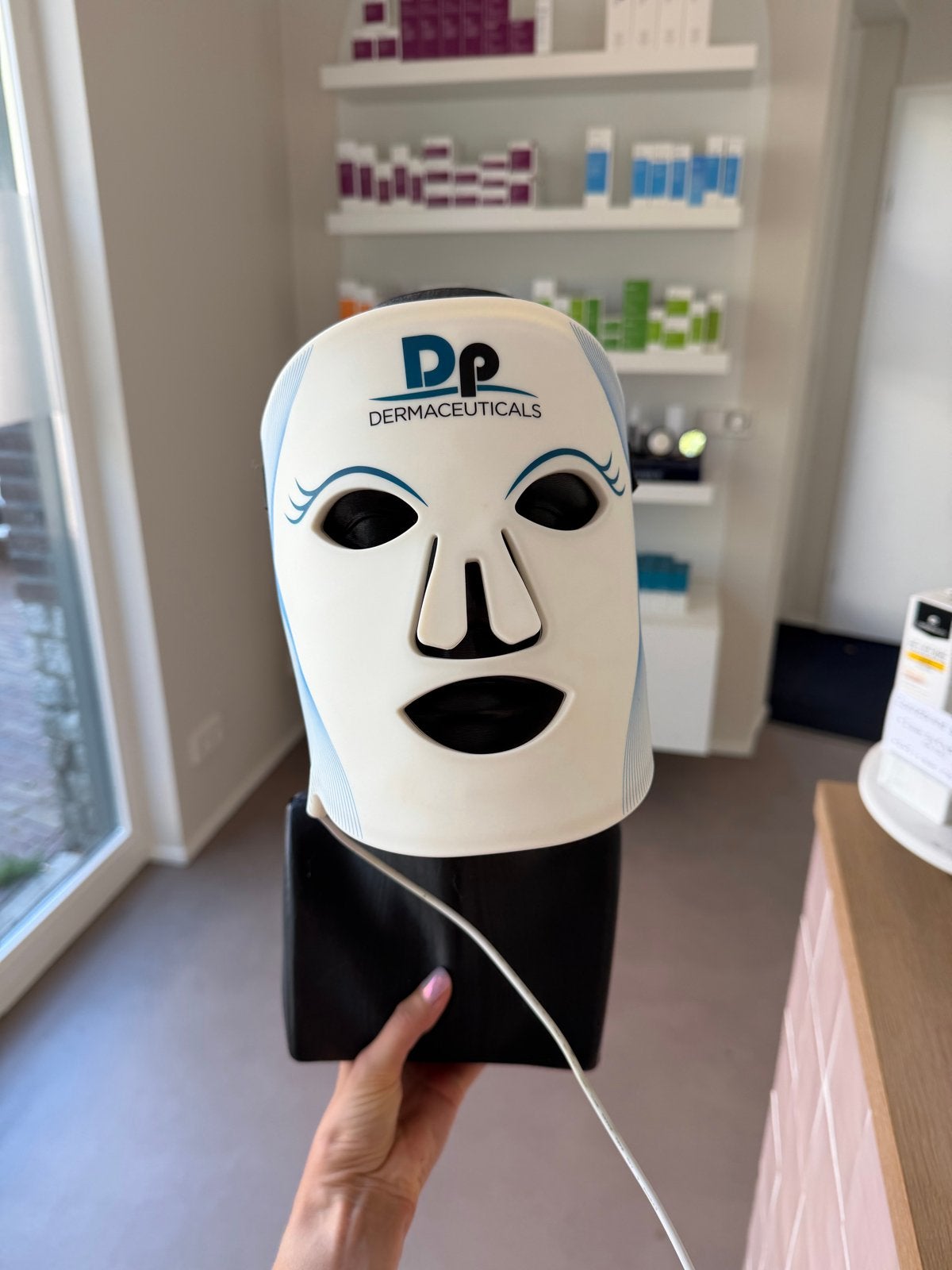 DP Dermaceuticals LED Gezichtsmasker - Huidverjonging, Ophalen of Verzenden, Zo goed als nieuw, Overige typen