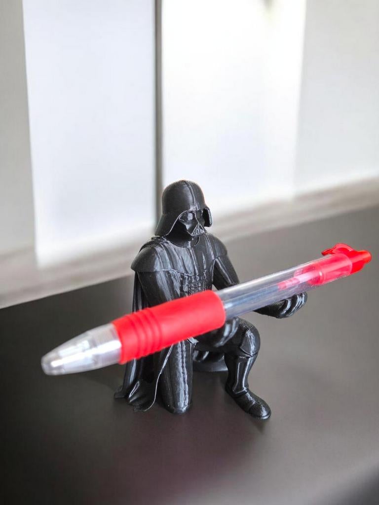 Darth Vader penhouder – ca. 15 cm hoog, uniek design, Zwart, Overige stijlen, Nieuw, Kunststof