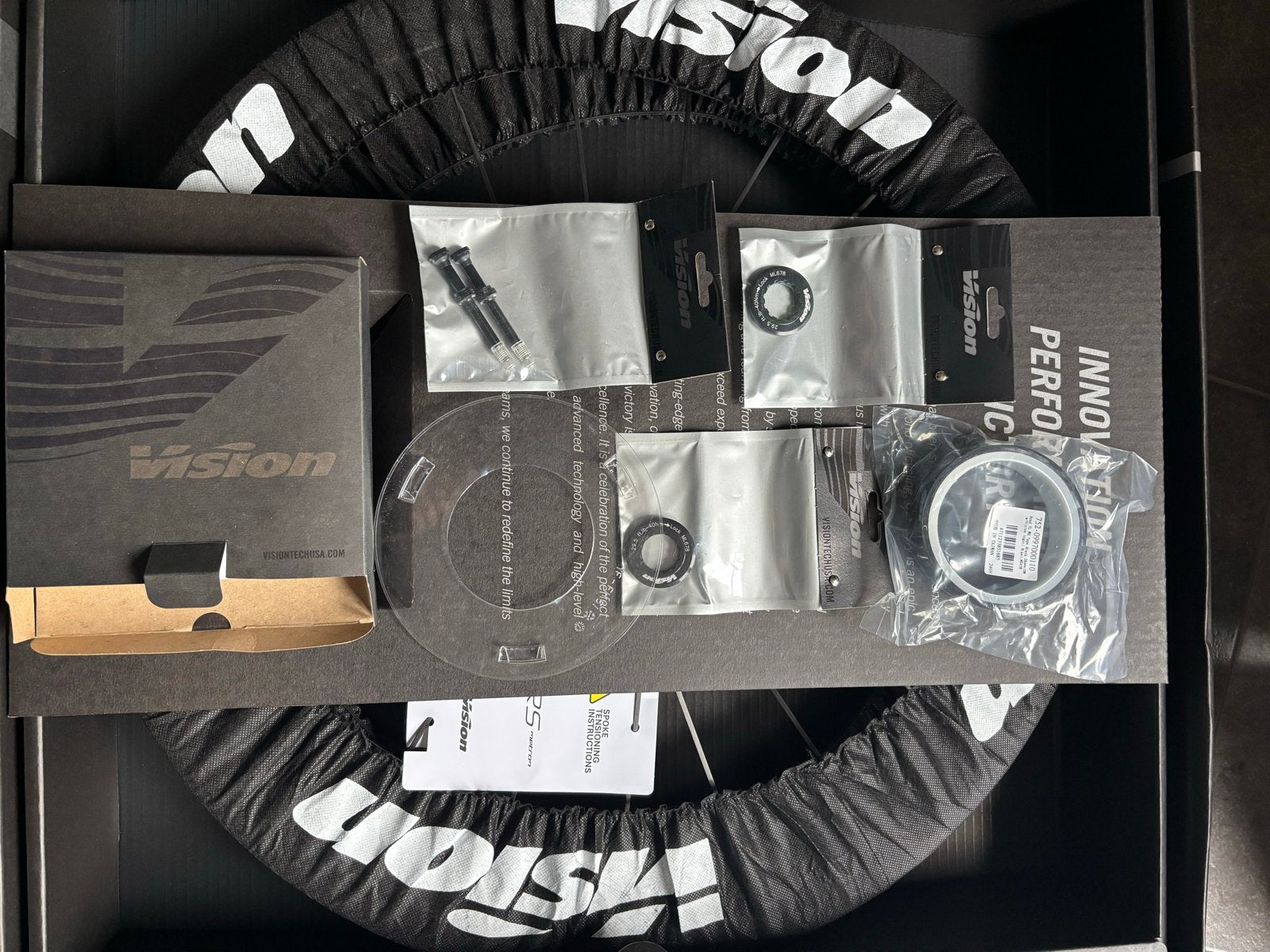 Nieuwe Vision Metron RS 45 Carbon Disc Wielset SRAM XDR, Nieuw, Racefiets, Carbon, Ophalen