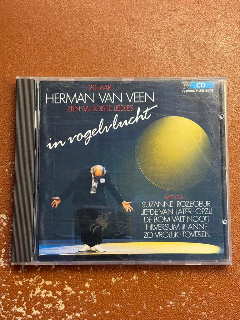 Herman van Veen - In Vogelvlucht CD, Ophalen of Verzenden, Zo goed als nieuw, Overige genres