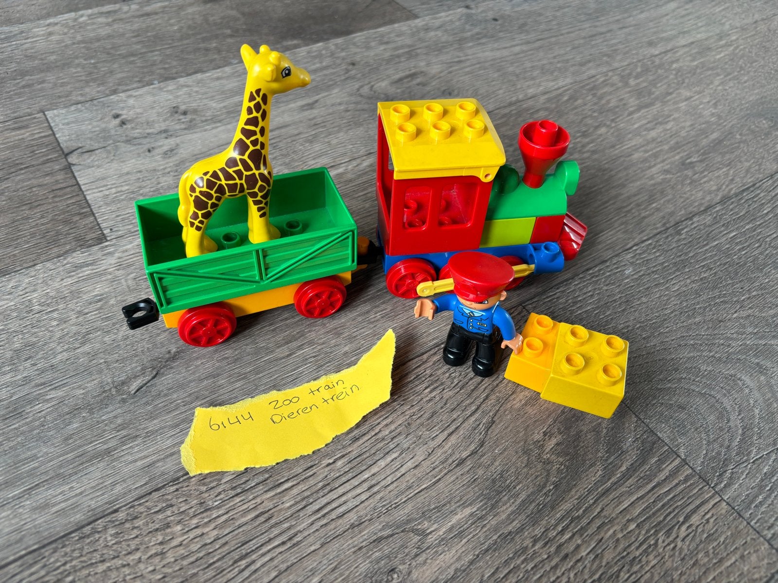 Duplo 6134 Zoo Trein met Dieren - Compleet, Kinderen en Baby's, Speelgoed | Duplo en Lego, Overige thema's, Ophalen of Verzenden