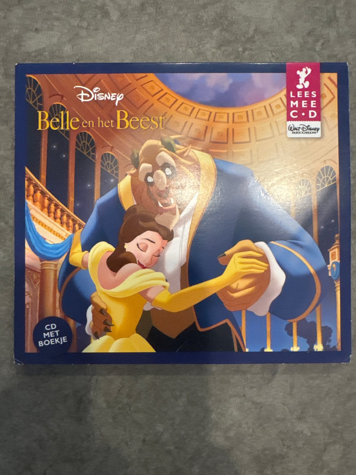 Disney Belle en het Beest Lees Mee CD met Boekje, Ophalen of Verzenden, Soundtrack, 3 tot 5 jaar, Zo goed als nieuw