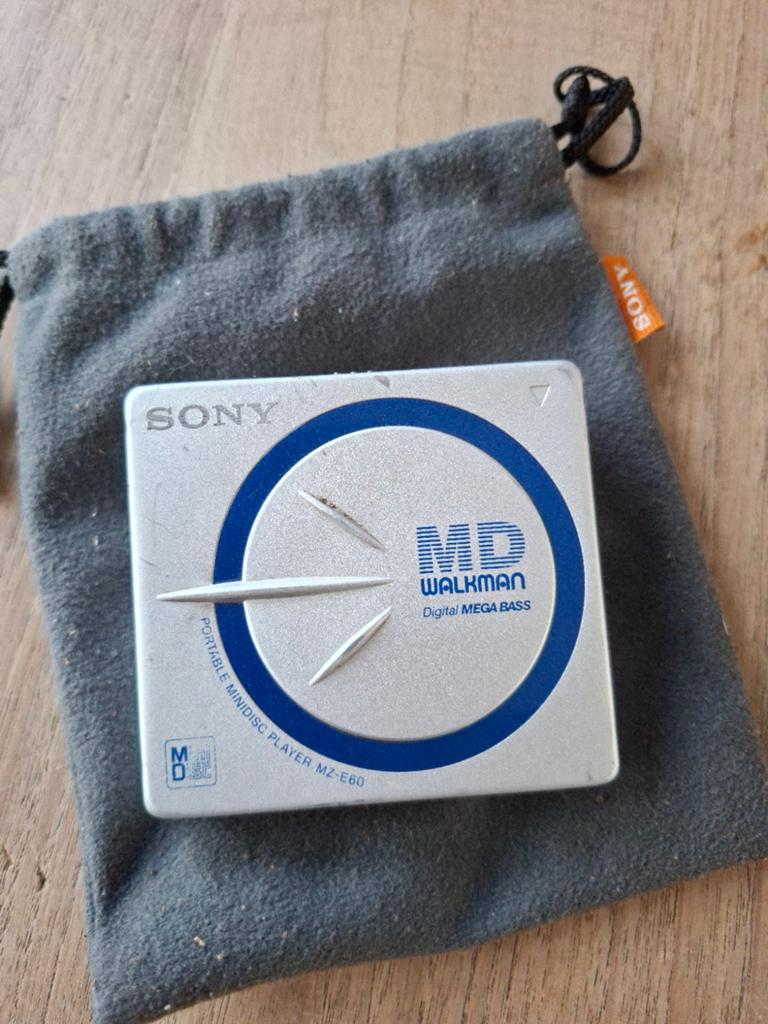 Sony MZ-E60 Minidisc Walkman - Perfect werkend, Ophalen, Minidisc-speler