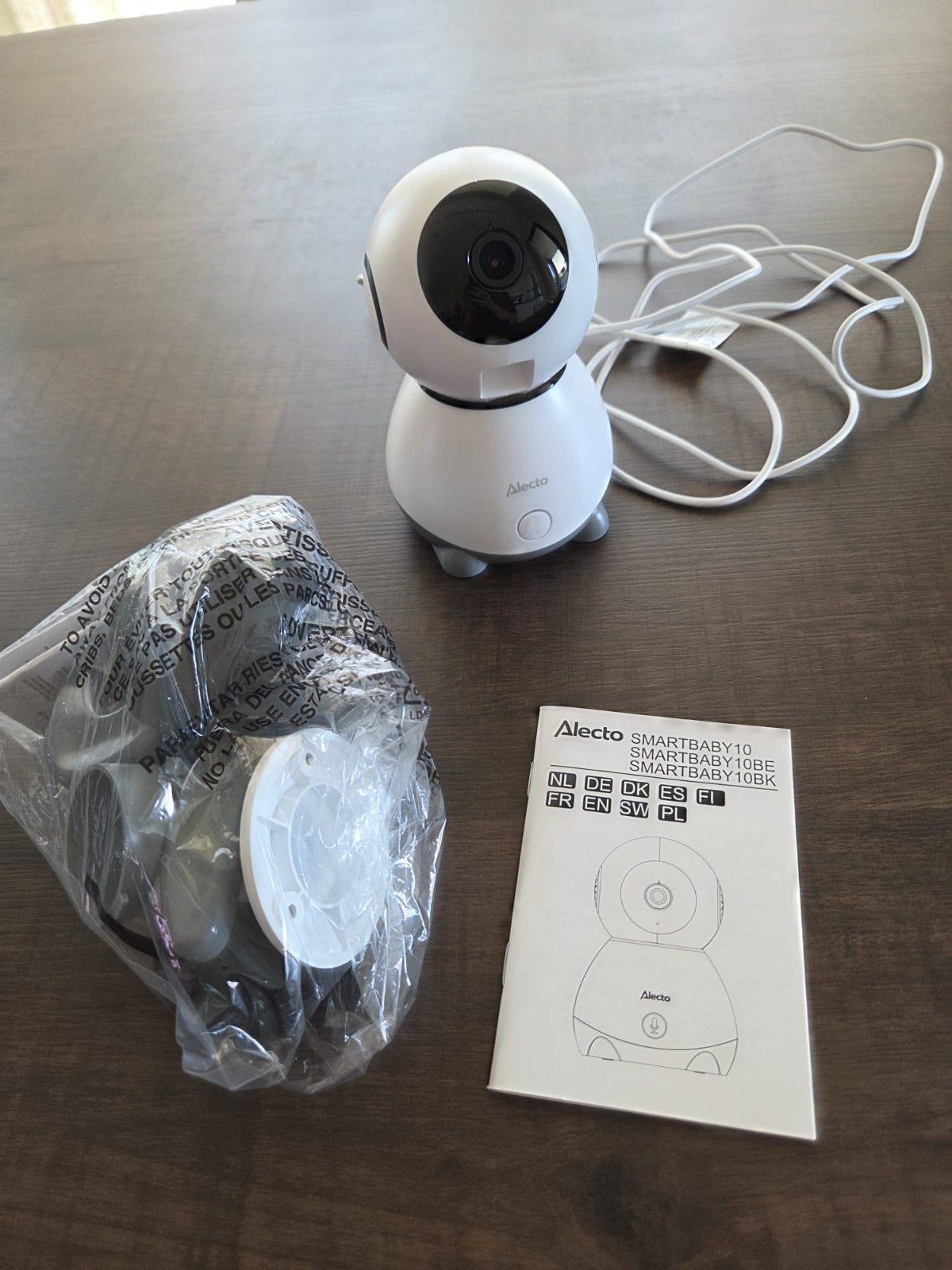 Alecto smartbaby10 Babyfoon met camera, Ophalen of Verzenden, Zo goed als nieuw, 250 meter of meer, Camera