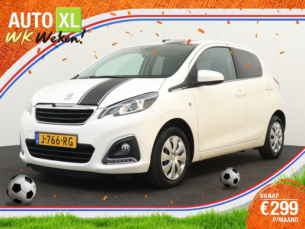 Peugeot 108 1.0 73 PK e-VTi Sport Camera Carplay LED, Auto's, Peugeot, Voorwielaandrijving, Stof, Gebruikt, 4 stoelen