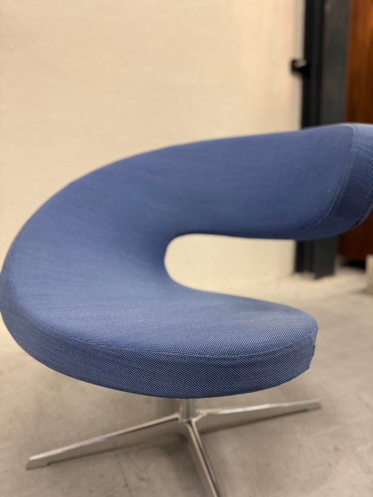 Als nieuw Varier Stokke Peel Club draaifauteuil Design stoel, Huis en Inrichting, Fauteuils, 75 tot 100 cm, Zo goed als nieuw