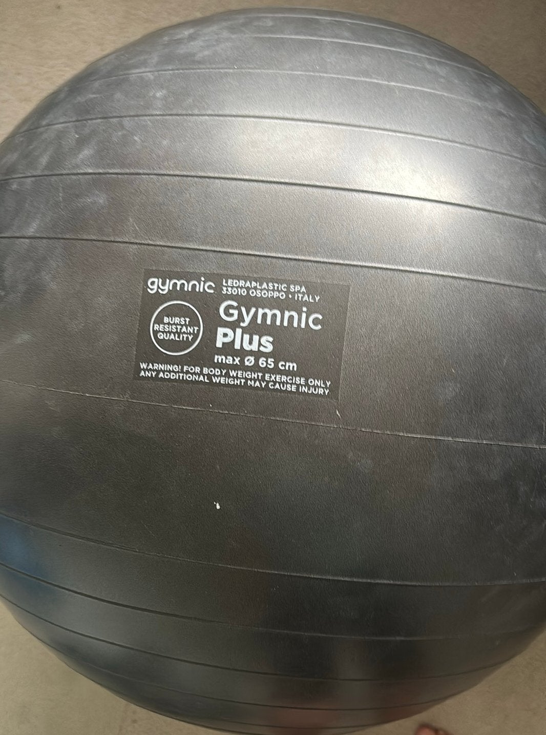 Gymnic zitbal , yoga bal, Ophalen, Gebruikt, Overige typen