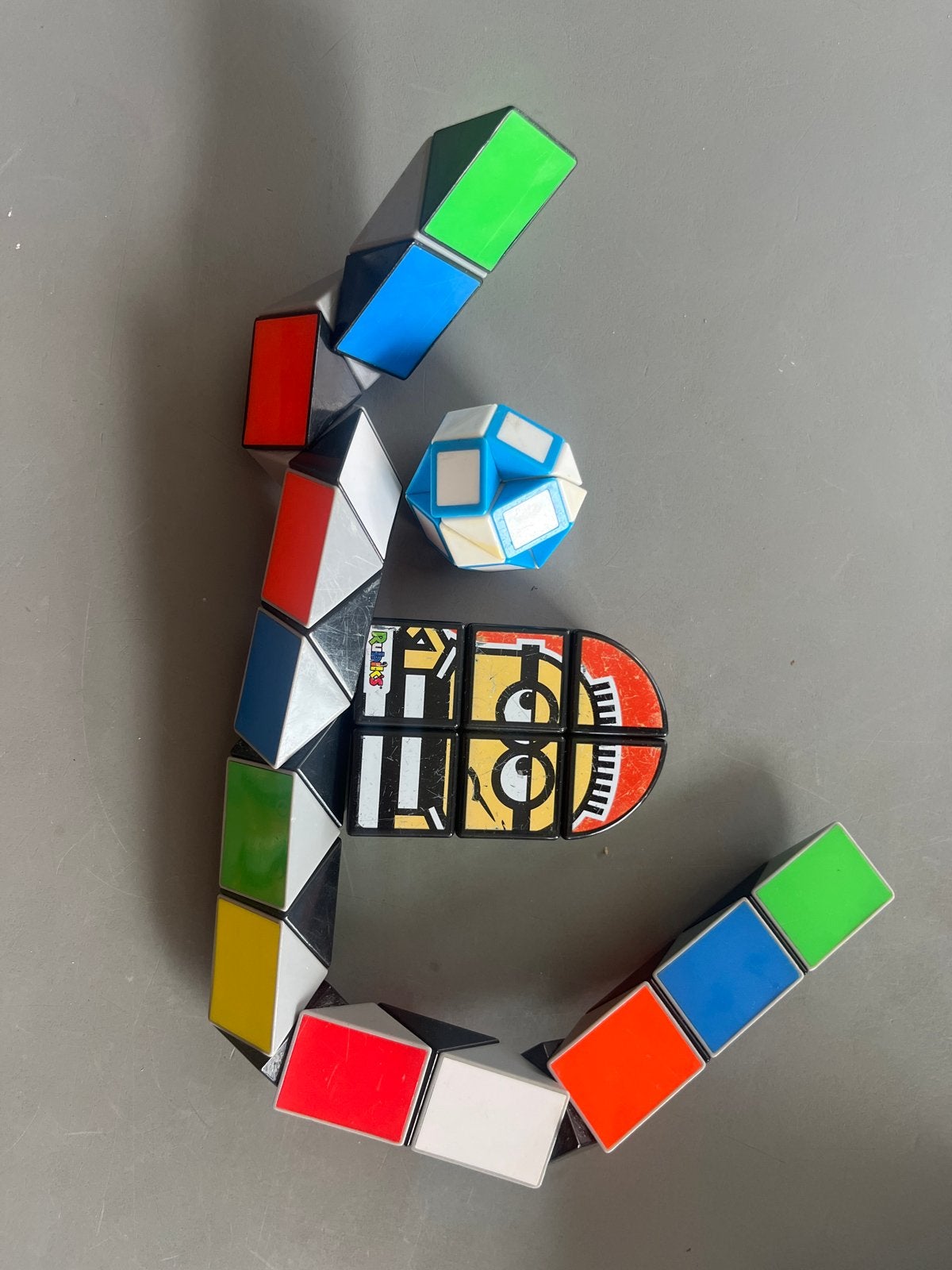 Rubik's Snake en Rubik's Cube set, Ophalen, Gebruikt, Puzzelen