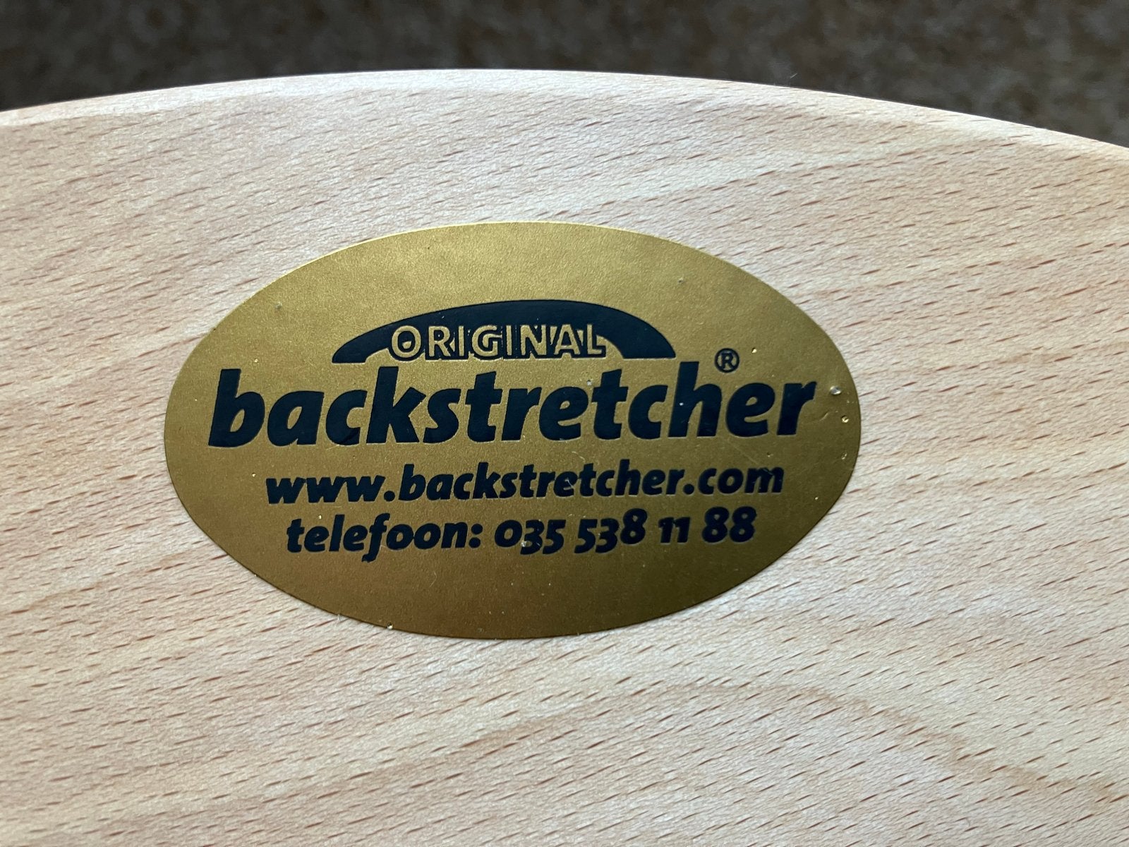 Originele Backstretcher voor rugmassage en ontspanning, Ophalen of Verzenden, Zo goed als nieuw, Apparaat