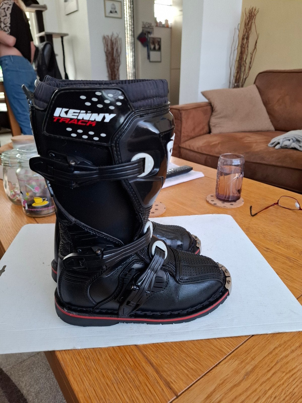 Crosslaarzen merk Kenny Track maat 36, Motoren, Kleding | Motorkleding, Ophalen of Verzenden, Tweedehands, Laarzen