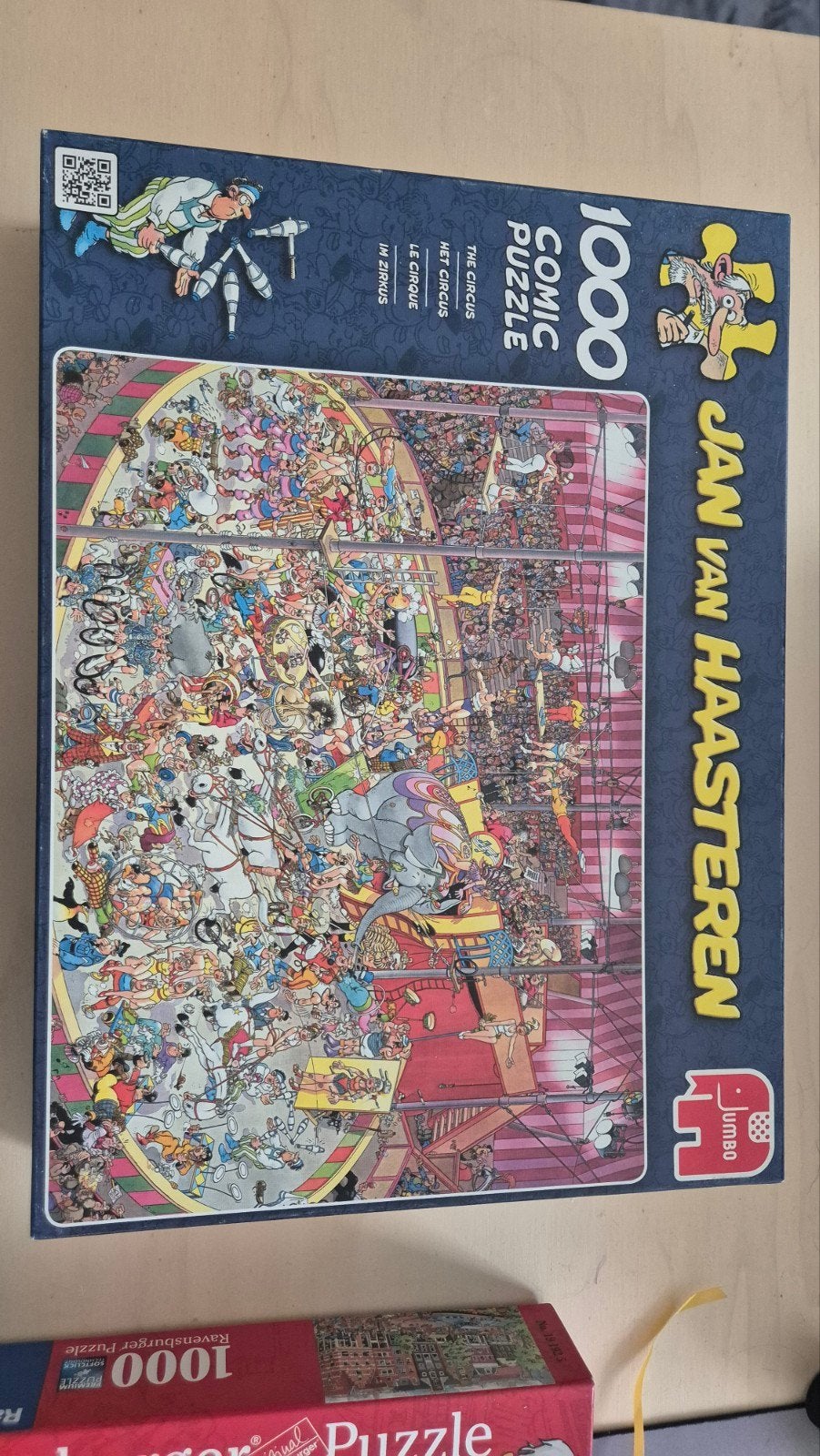 Jan van Haasteren Comic Puzzel - Het Circus (1000 stukjes), Ophalen, 500 t/m 1500 stukjes, Gebruikt, Legpuzzel