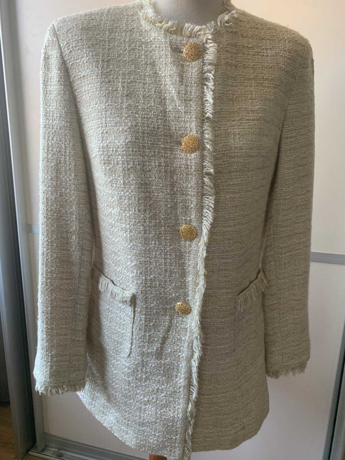 Gerard darel blazer valt als medium, Maat 38/40 (M), Beige, Ophalen of Verzenden, Zo goed als nieuw