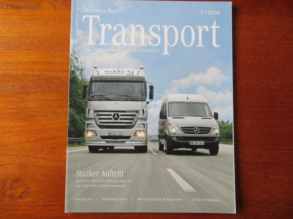 Mercedes-Benz Transport nr. 3 2006 (Duitse uitgave), Ophalen of Verzenden, Nieuw, Mercedes
