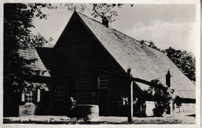 EIBERGEN - BOERDERIJ VUNDERINK, Ophalen of Verzenden, 1940 tot 1960, Gelopen, Gelderland