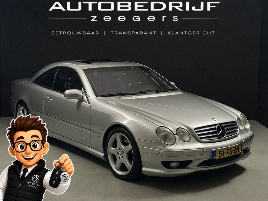 Mercedes-Benz CL-Klasse AMG 55 *Coupe*Well-Kept*Heatseat*Ful, Auto's, Oldtimers, Automaat, Achterwielaandrijving, 4 stoelen, Bedrijf