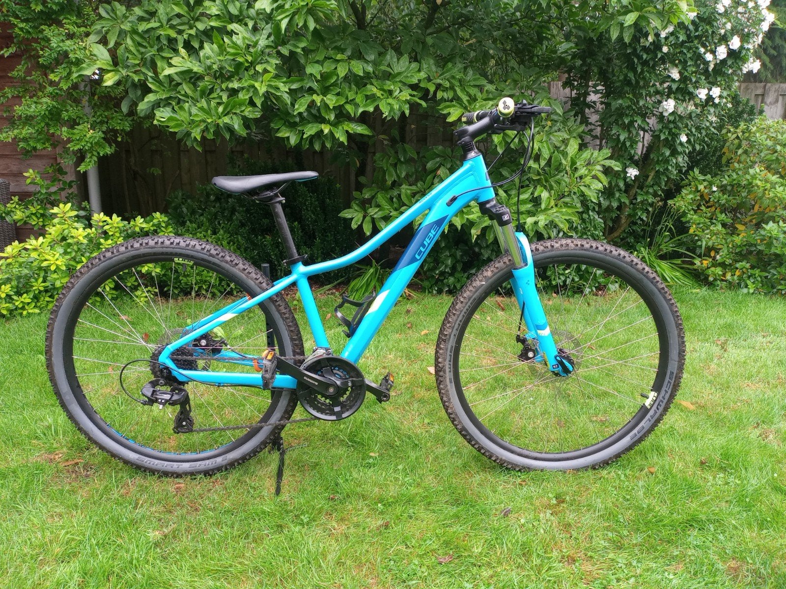 cube dames MTB 13,5 inch (xs), 27,5 inch banden, Zo goed als nieuw, Schijfrem, Ophalen, Overige merken