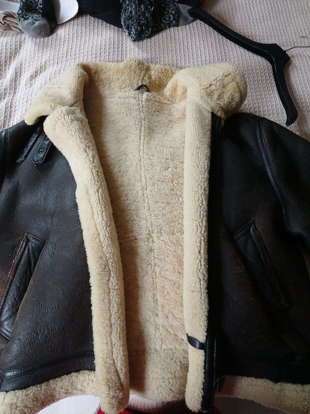 leren piloten jack. xxl supermooi!  €120.00, Bruin, Maat 56/58 (XL), Ophalen of Verzenden, ?