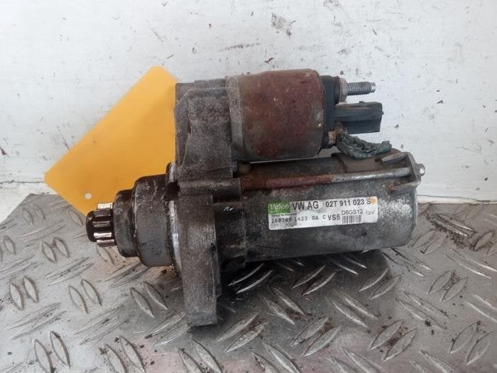 Startmotor van een Volkswagen Golf, Gebruikt, -, Volkswagen, -