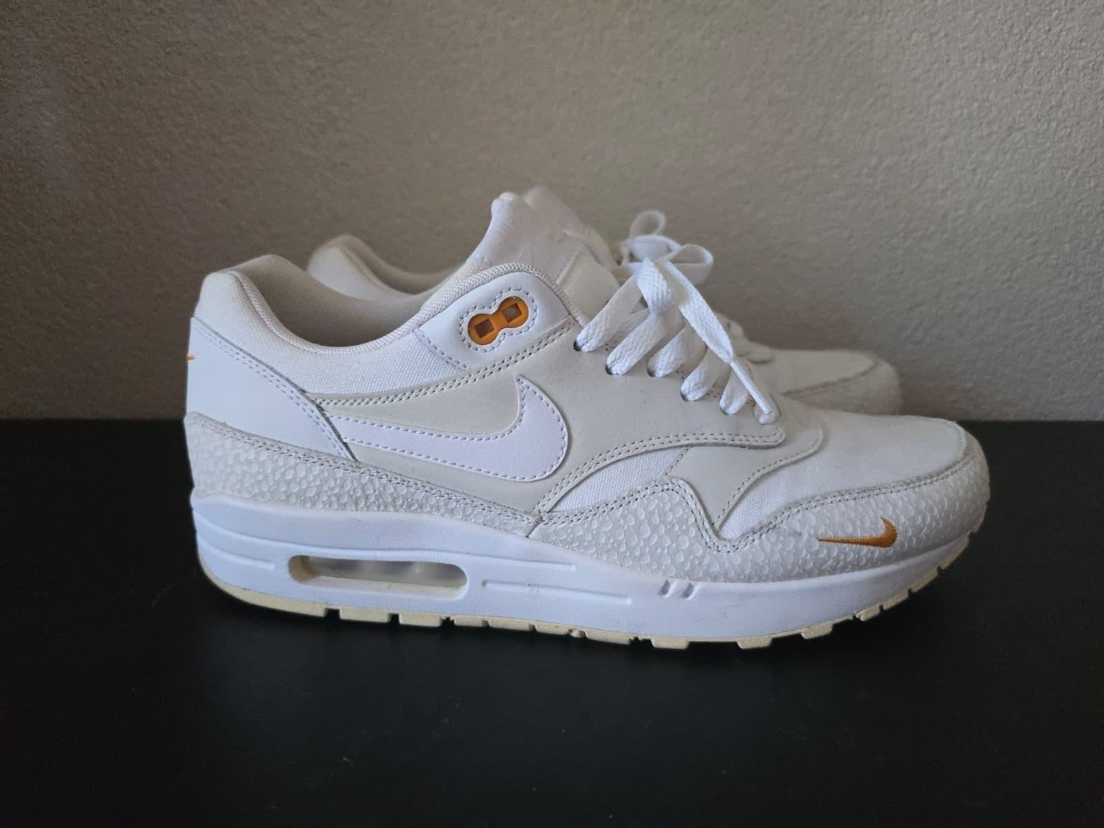 Nike Air Max 1 Kumquat - EU 44, Kleding | Heren, Schoenen, Nike air max, Wit, Ophalen of Verzenden, Sneakers of Gympen