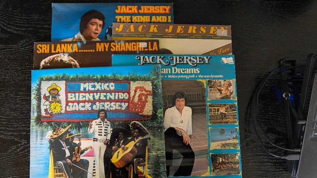 5 Elpees van Jack Jersey (zie beschrijving), LP, Gebruikt, Pop, Ophalen of Verzenden