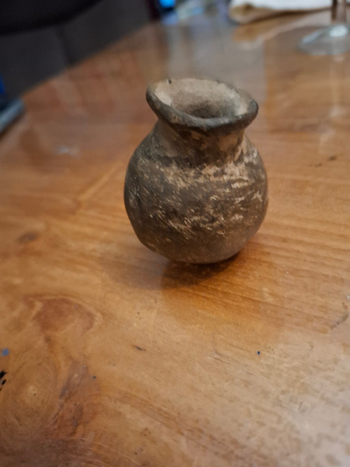 Antieke kogelpot - Decoratieve aardewerken pot, Antiek en Kunst, Antiek | Keramiek en Aardewerk, Ophalen