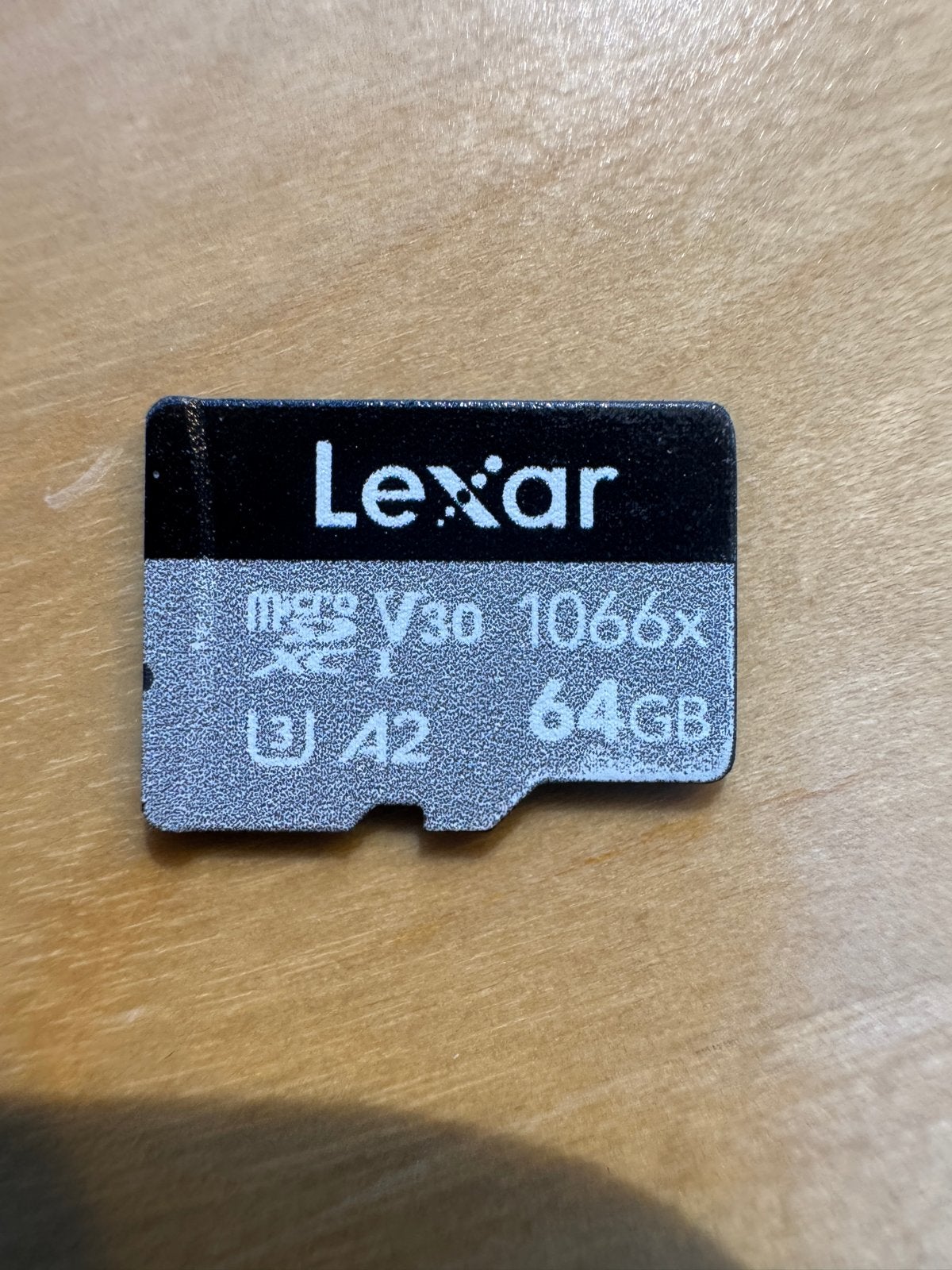 Lexar MicroSD V30 1066x 64GB Geheugenkaart, Ophalen of Verzenden, MicroSD, 64 GB, Smartphone