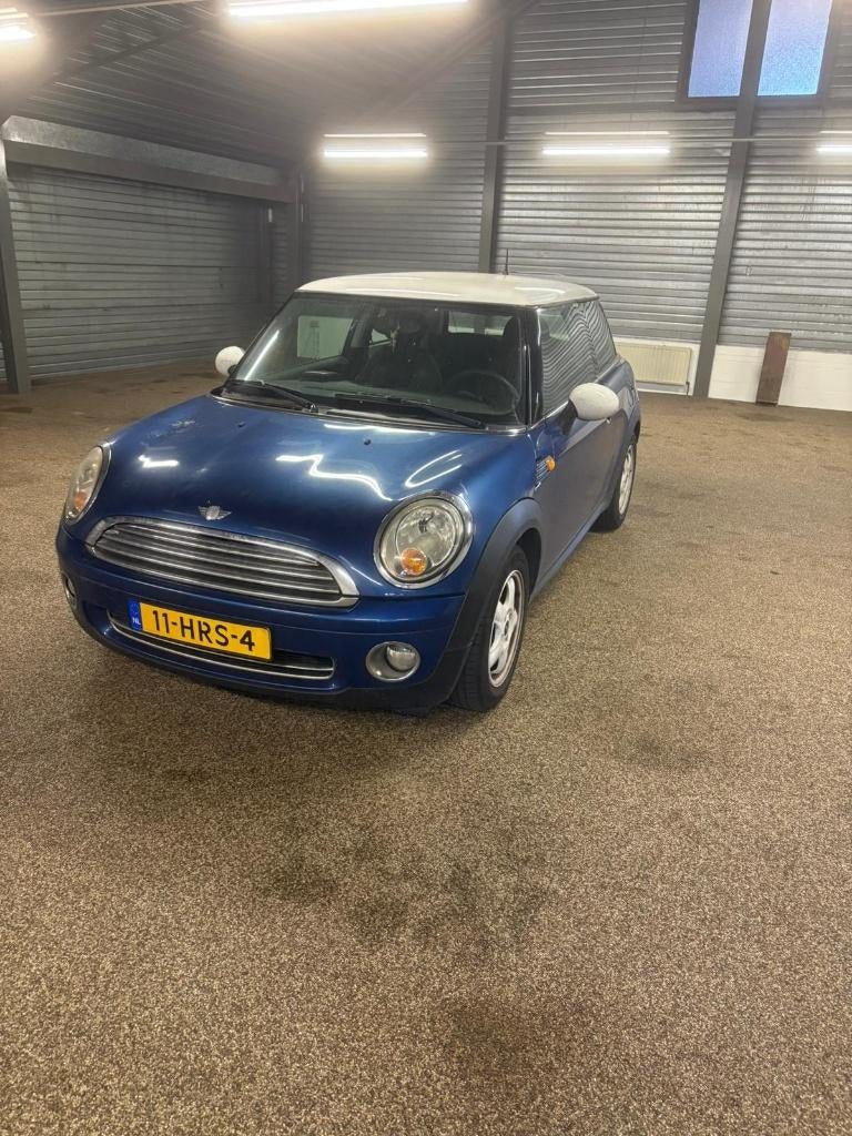 Mini 1.6 16V Cooper 2009 Blauw MOTOR KAPOT HANDEL/EXPORT, Voorwielaandrijving, Stof, 750 kg, 4 cilinders