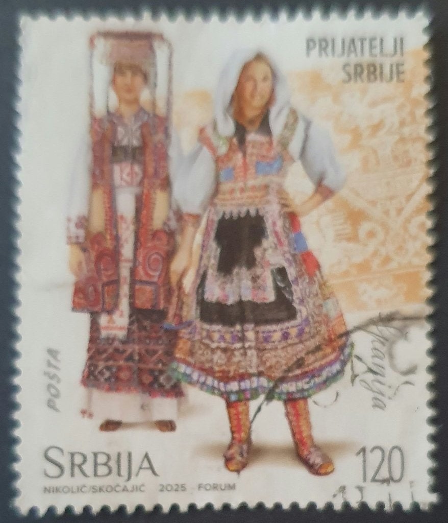 279-26 Servie 2025 / Prijatelji Srbije, Verzenden, Overige landen, Gestempeld