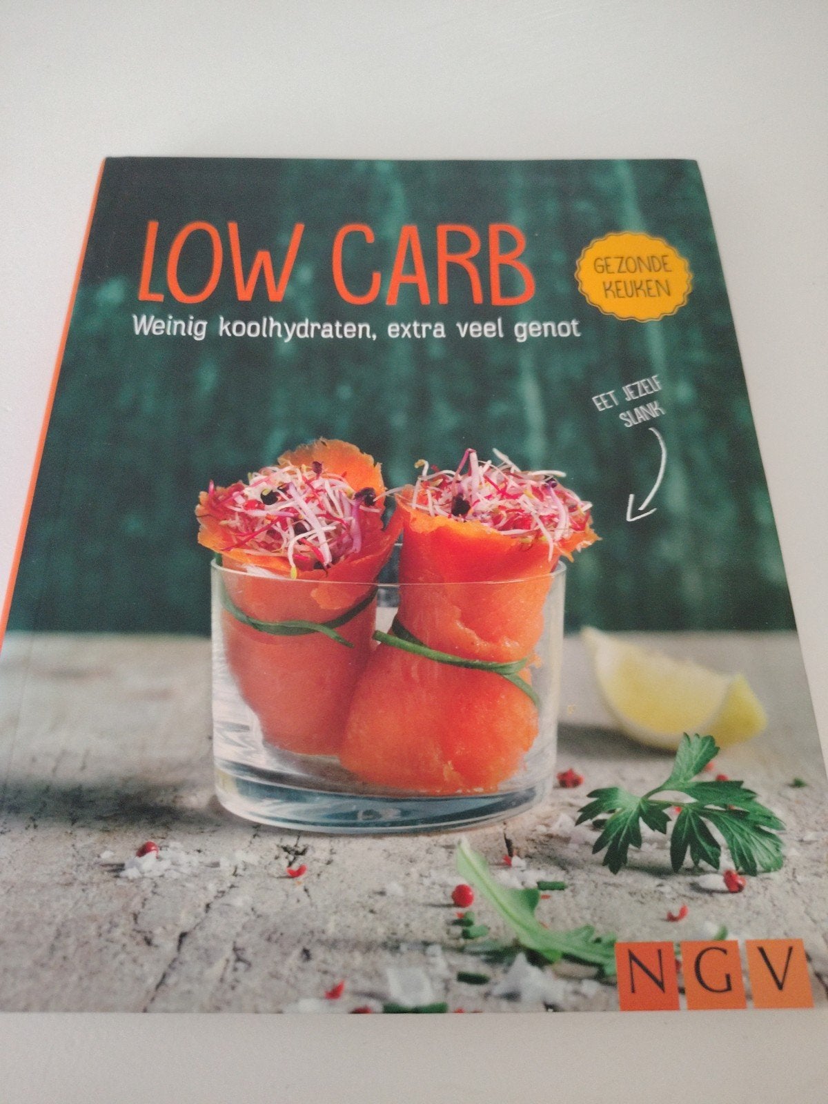 Low Carb Kookboek: Gezond en Slank Eten, Boeken, Hoofdgerechten, Ophalen of Verzenden, Zo goed als nieuw, Gezond koken