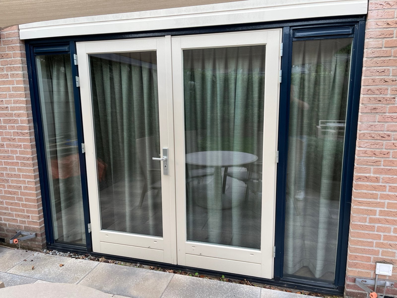 Openslaande deuren, Ophalen, Gebruikt, 120 cm of meer, Buitendeur