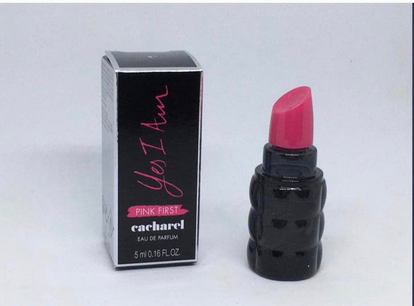 Parfum miniatuur Yes I am Cacharel Pink first 5 ml edp, Verzenden, Nieuw, Miniatuur, Gevuld