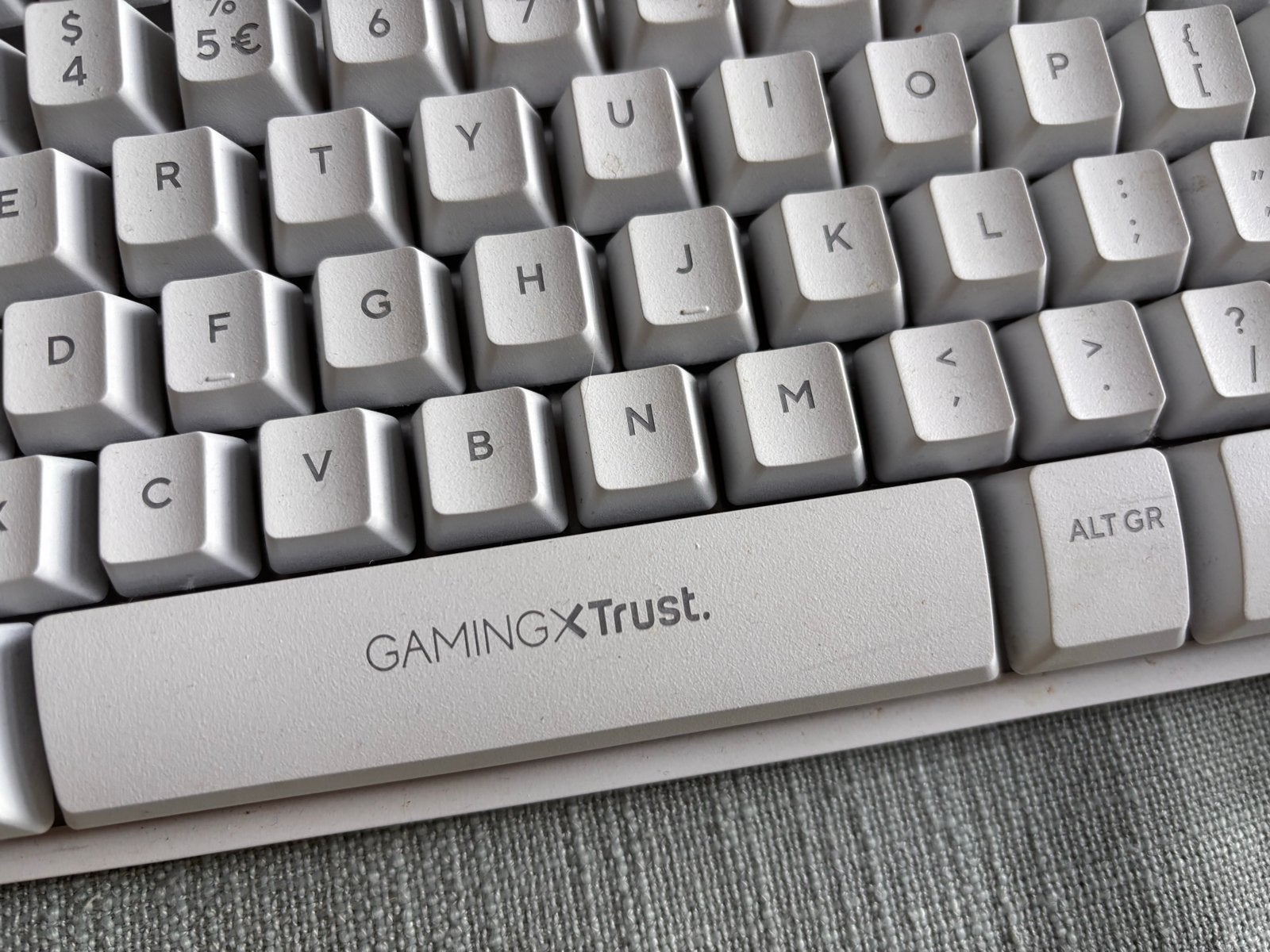 Gaming Trust Toetsenbord - Wit, Thado TKL, Computers en Software, Gebruikt, Gaming toetsenbord, Ophalen of Verzenden, Qwerty
