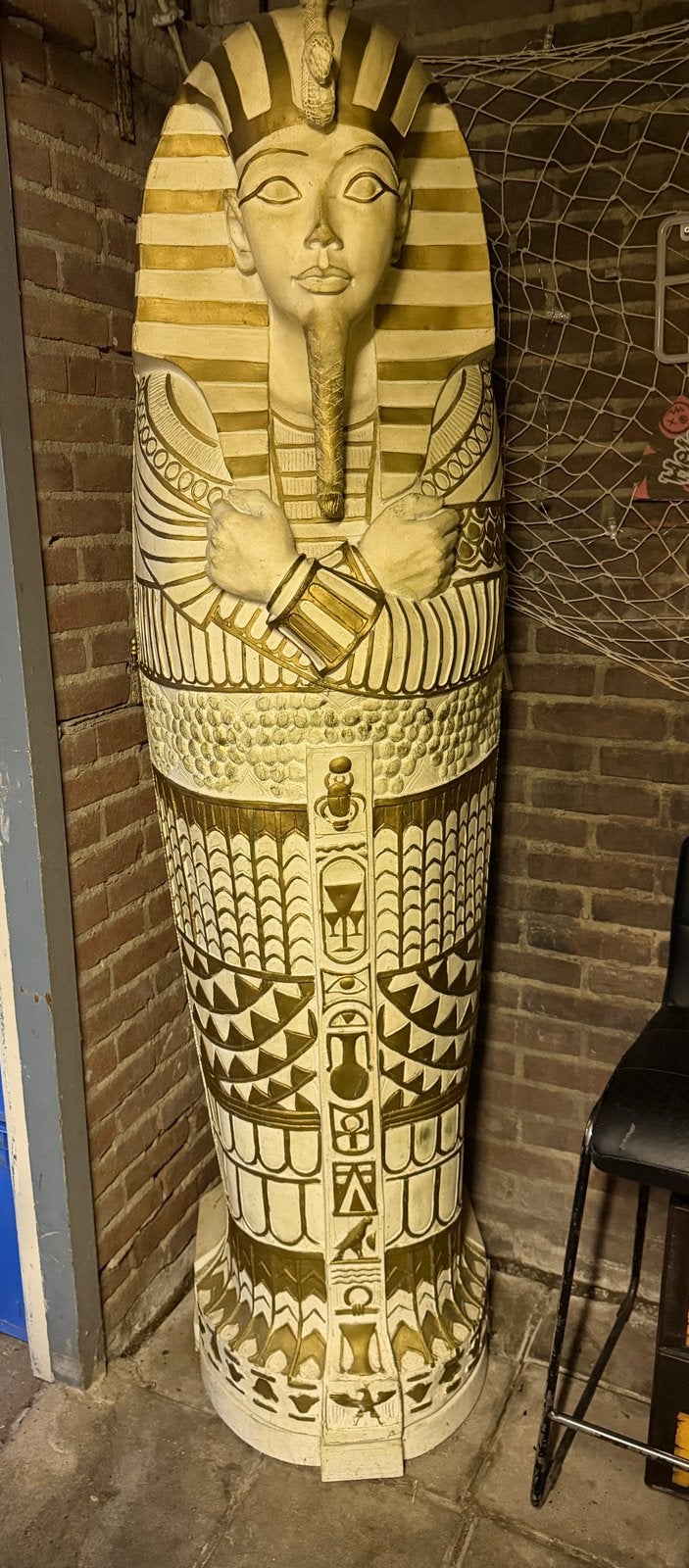 Unieke Egyptische Mummie Kast - Barmeubel, Ophalen