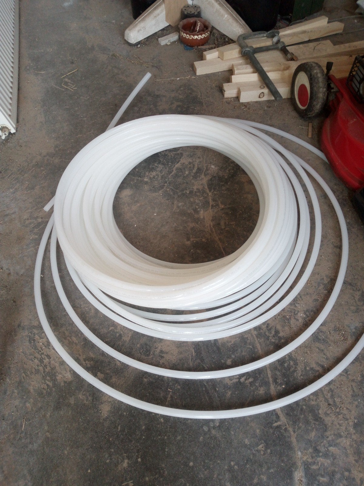 Witte PVC vloerverwarming U-Tube buis 80M 16x2, Ophalen, Pvc, 6 meter of meer, Overige typen