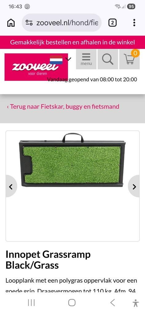 Loopplank vd honden, Ophalen, Zo goed als nieuw