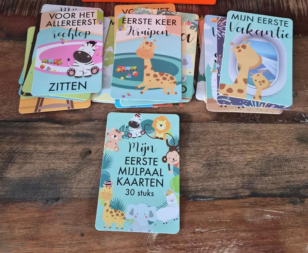 Mijn eerste mijlpaal kaarten baby, Ophalen of Verzenden, Nieuw