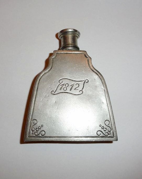 Heupflesje Tin reproductie, Antiek en Kunst, Antiek | Tin, Ophalen of Verzenden