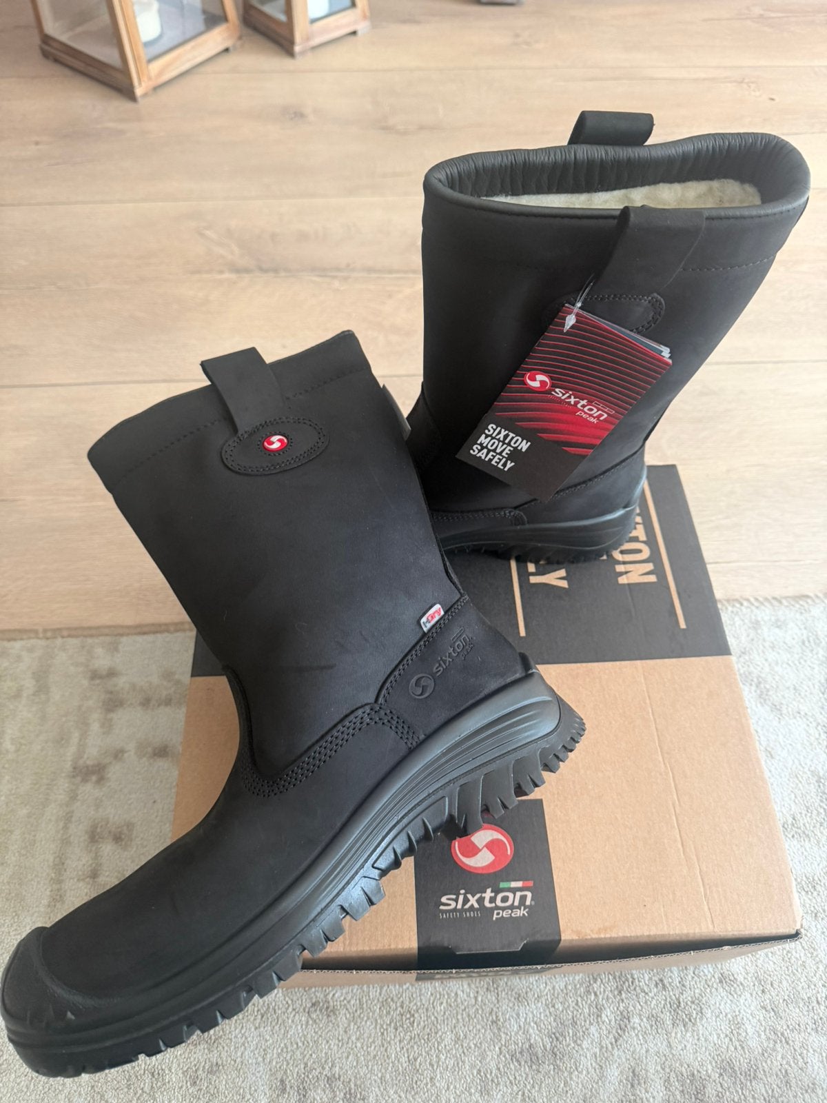 Nieuw Sixton werklaarzen 81156 17 L Montana S3 zwart maat 43, Ophalen of Verzenden, Nieuw