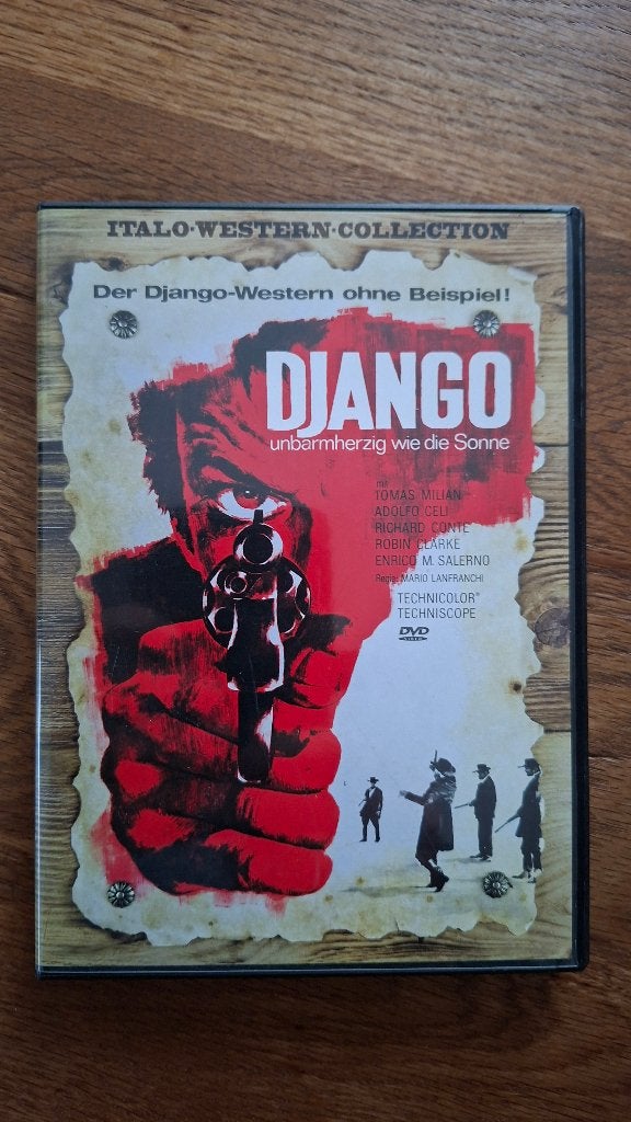 Django - Unbarmherzig wie die Sonne western, Ophalen of Verzenden, Zo goed als nieuw, Duits