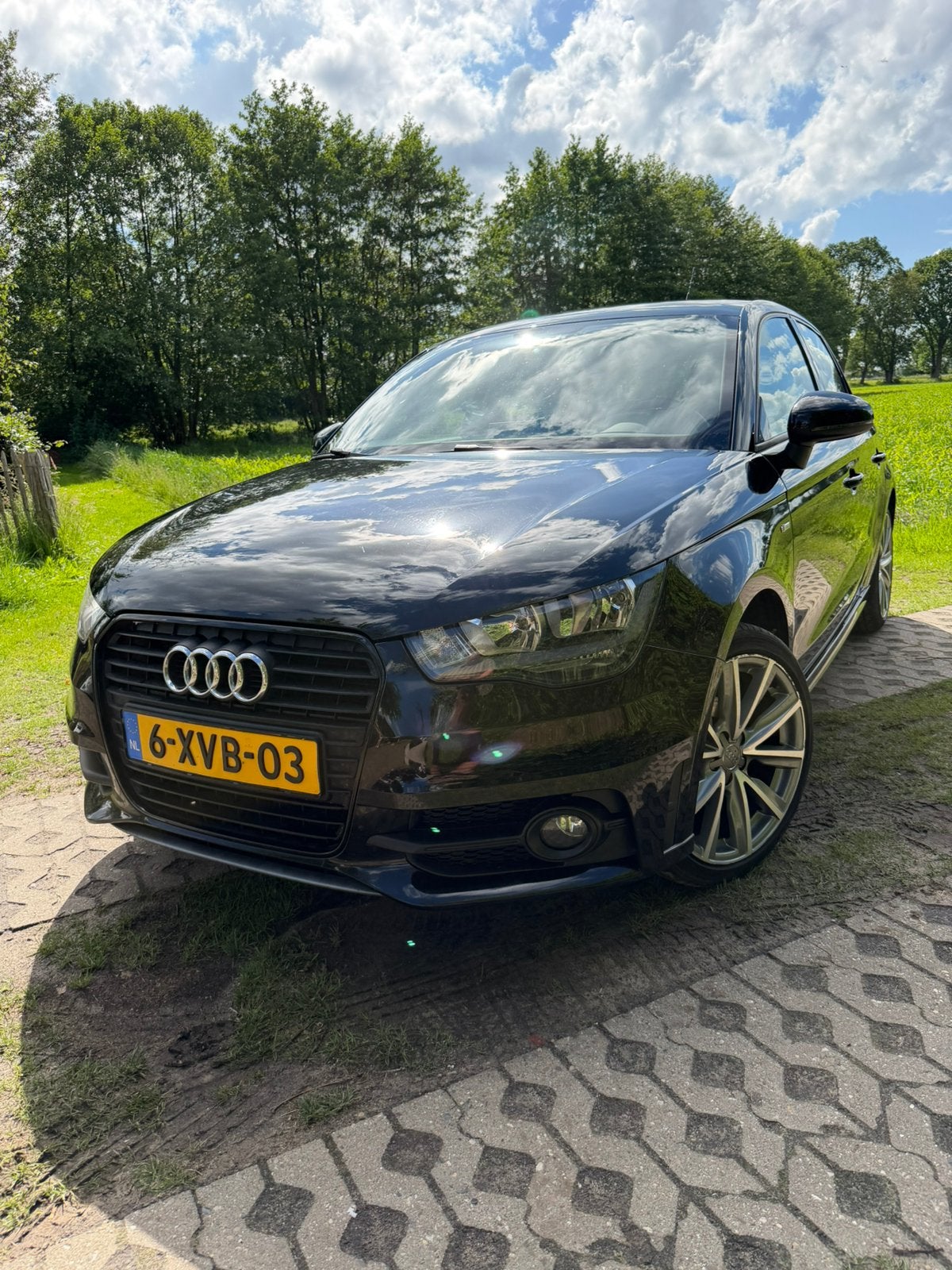 Audi A1 1.2 Tfsi 140pk 2014 Zwart, Auto's, Voorwielaandrijving, Stof, 4 cilinders, Zwart