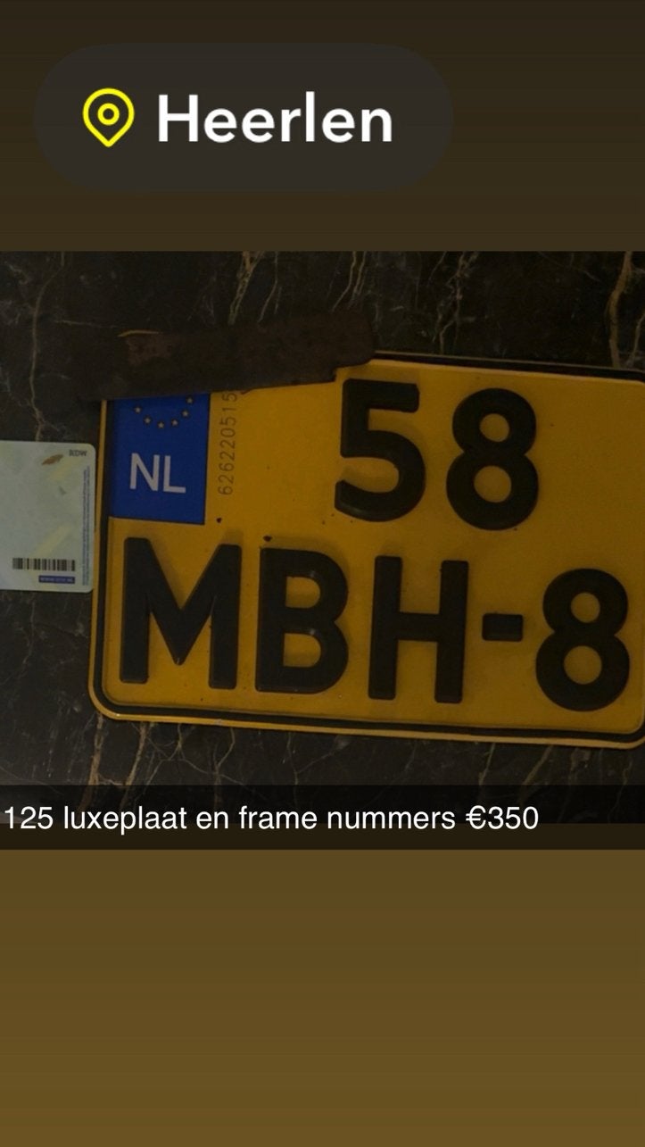 Skr 125 papieren, Ophalen, Zo goed als nieuw, Tweetakt, Overige modellen