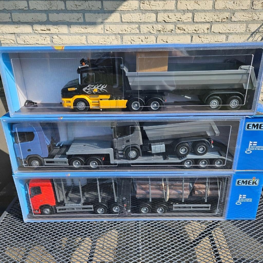 EMEK TRUCKS VOOR BIJ DE LGB BAAN, Hobby en Vrije tijd, Overige merken, Wisselstroom, Overige typen, Nieuw
