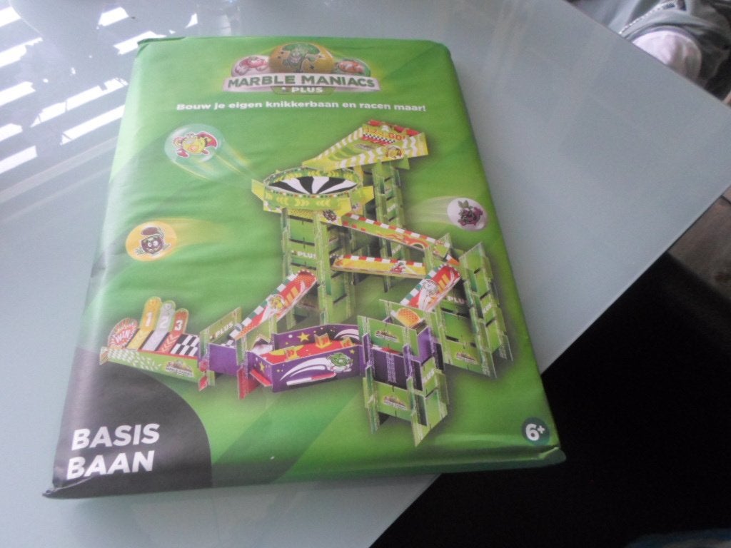marble mania plus karton knikkerbaan, Plus, Ophalen of Verzenden