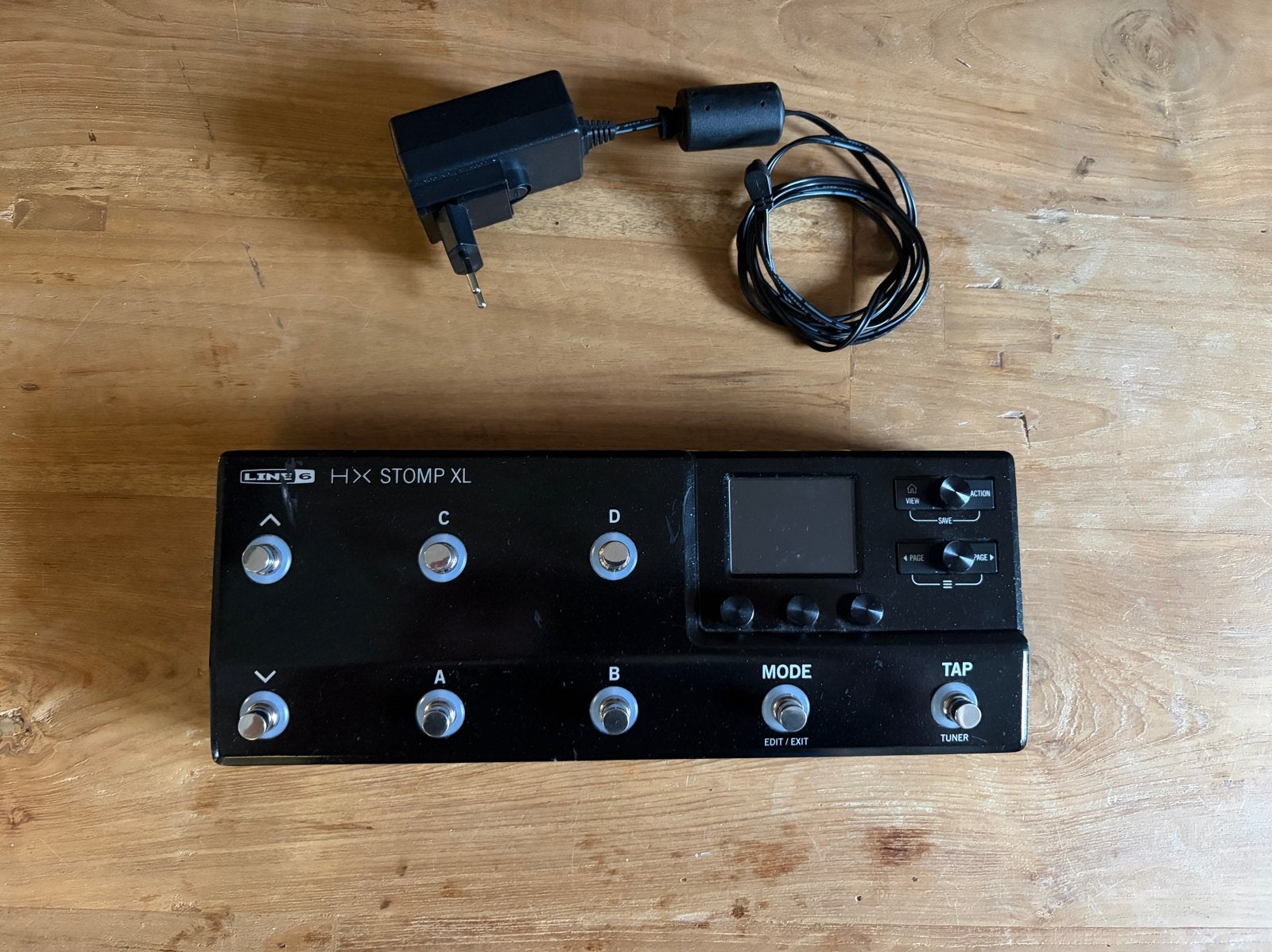 Line6 HX Stomp XL incl. adapter & extra patches - VERKOCHT!!, Ophalen of Verzenden, Zo goed als nieuw, Multi-effect